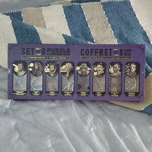 New 8 Piece Puzzle Compendium Trinket Set